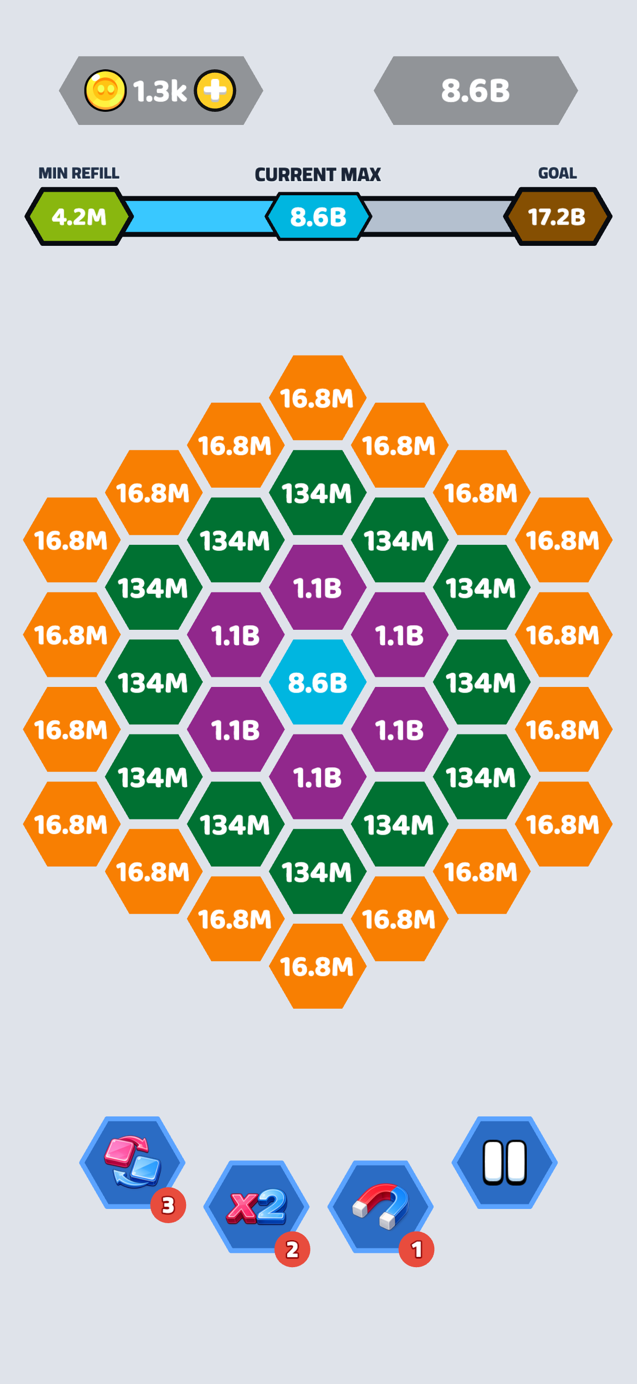 Hex Merge billion rings App Store screenshot