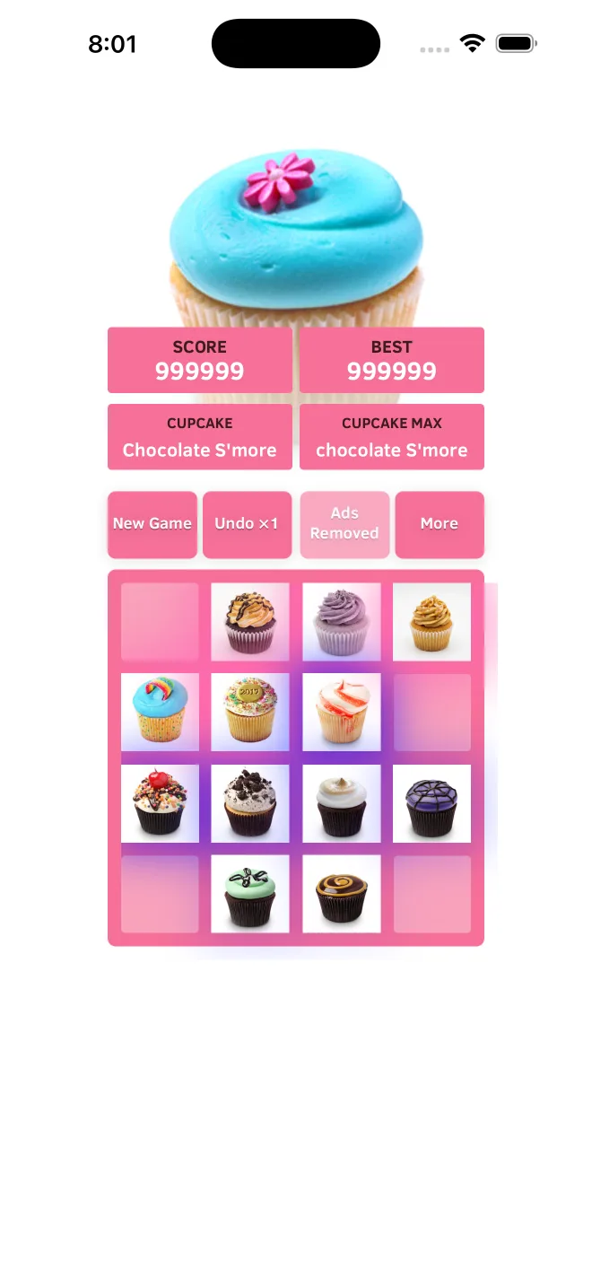 2048 Cupcake progression screenshot